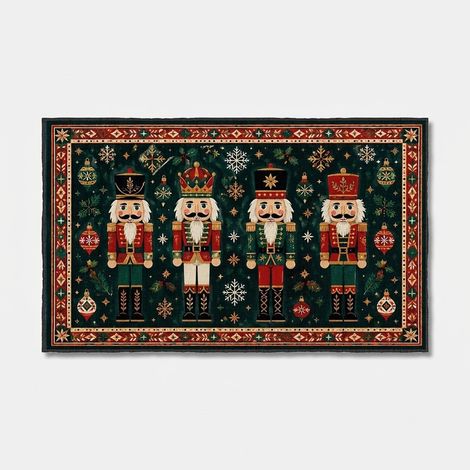 Paillasson de Noël lavable antidérapant 60 x 100 cm Vinter (1/3)