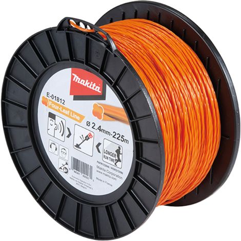 Nylonfaden Kleeblatt verdrillt MAKITA 2,4 mm x 225 m - E-01812