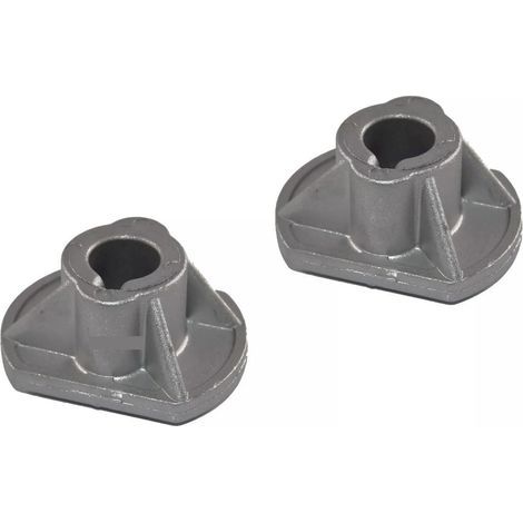 Pièces pour outils de jardin : 2 lames pour support Ø20 pour tondeuse autoportée — Compatible CastelGarden, Stiga, Honda, Sabo, Brill (Réf. 254632) — Robustes et durables (1/2)