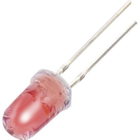 TRU COMPONENTS YBR-50FRW00 LED bedrahtet Rot, Weiß Rund 5 mm 950 mcd, 2000 mcd 30 °, 18 ° 20 mA, 20