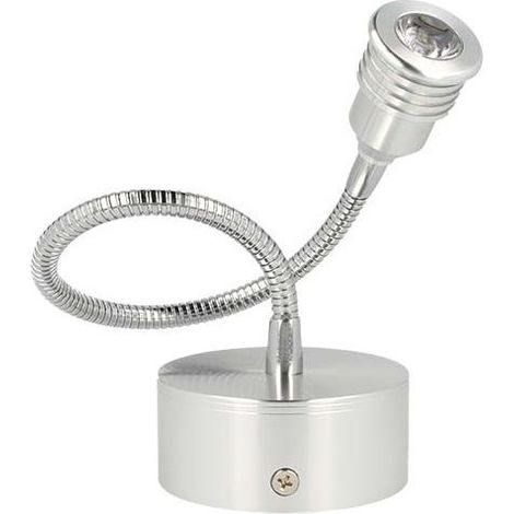 Applique Faretto Lampada Led Da Parete e Muro Flessibile Bianco Neutro 1W 220V