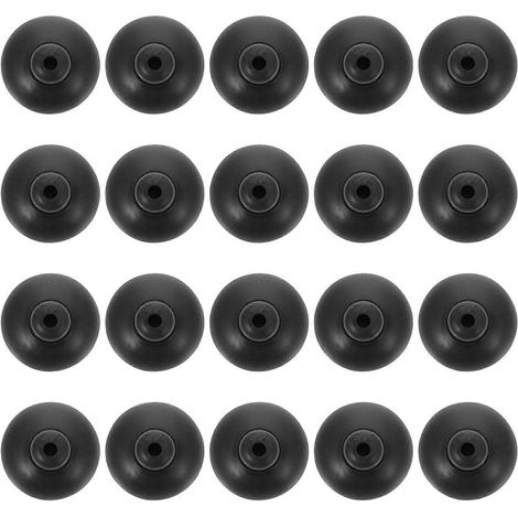 20 ventouses pour pompe à oxygène d'aquarium, support de pompe à air pour filtre (noir)-2.50X2.50X1.00CM-Black (1/4)
