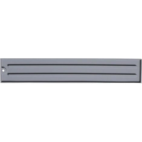 Generic Support de Couvercle de Pot Tapis de Rangement En Silicone Organisateur pour Casseroles et Tapis de Séchage Résistant à La Chaleur et Antidérapant App,gris (1/5)