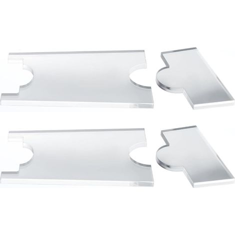 Supports muraux antidérapants en acrylique transparent pour fauteuils (1/5)