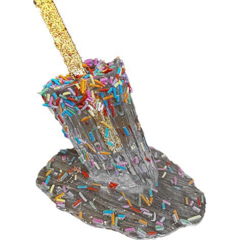 Ornement En Résine Forme De Glace À L'eau - Décor De Bureau Et De Maison - Style Sucette Fondante - Unité (1/5)