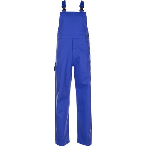 Salopette de soudage à bretelles n° 1704, taille 46, bleuet (1/4)