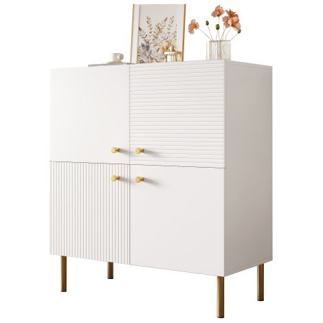 Modernes 6-Schubladen-Kommode,  Aufbewahrungs-Kommode mit Zinklegierung-Griffen & Stahlbeinen, MDF-Schrank für Schlafzimmer, Wohnzimmer, Eingangsbereich