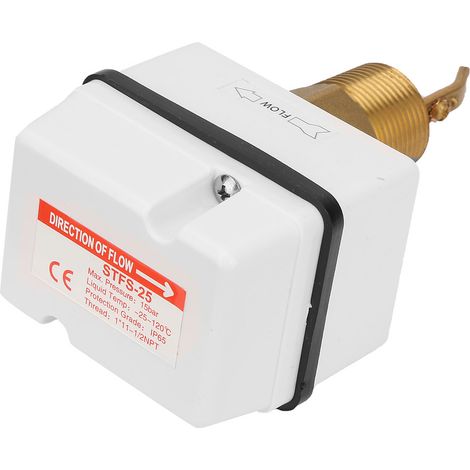 STFS-25 Capteur de débit d'eau raccord fileté NPT contacts SPDT 6-380V (1/5)