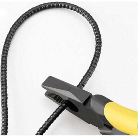 Cadenas Câble - Manille 8,5 cm - Résistant Sciage - Pour Vélo Valise Portail - 2 Pièces (1/5)