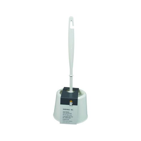 Combiné Wc Plastique Blanc Hygiène Discrète Et Pratique - Rozenbal