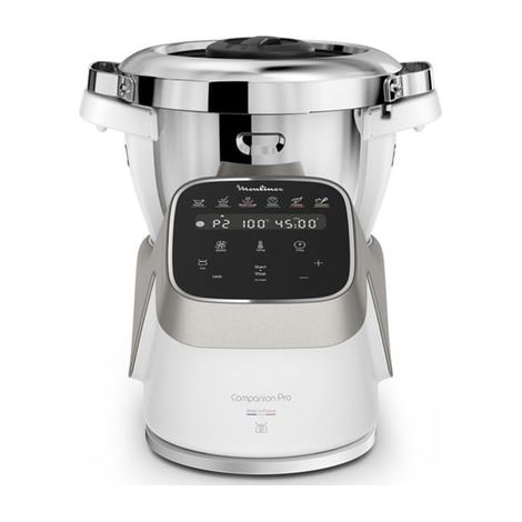Moulinex – Robot cuiseur Companion Pro 4,5L avec balance intégrée – 15 modes de cuisson – Silencieux – HF850810 (1/5)