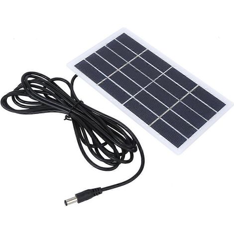 Panneau Solaire 2W 5V en Silicium Polycristallin avec Connecteur DC pour Recharge de Batterie 3.7V, Idéal pour Éclairage Extérieur de Jardin et Lampadaire Autonome (1/5)