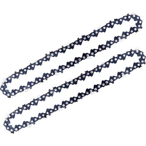 Chaine de Tronconneuse 6 Pouces - FOLAYA - Carbure - Blanc - Motorisé - 2pcs (1/2)