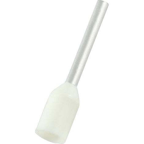 Embout de câblage RS PRO, 0.5mm², Blanc, longueur 10mm