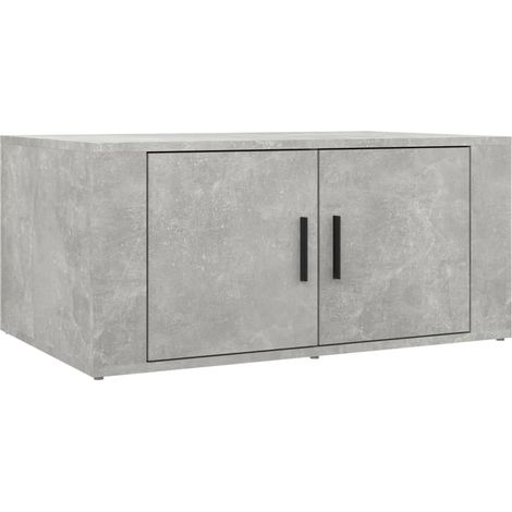 Maison Exclusive - Tavolino Salotto Grigio Cemento 80x50x36 cm Legno Multistrato