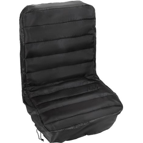 Housse de protection de siège de tondeuse de 18 pouces pour tracteur tondeuse lourd, noire. (1/5)