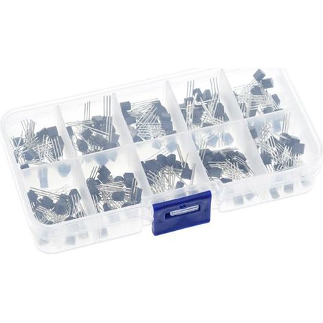 200 Transistors, BC337 BC327 2N2222, Boîte De Rangement, TO-92, Électronique