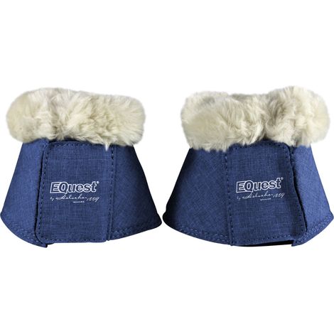 EQuest Hufglocke Melange speziell für Shettys, 2er Set - Navy (1/3)