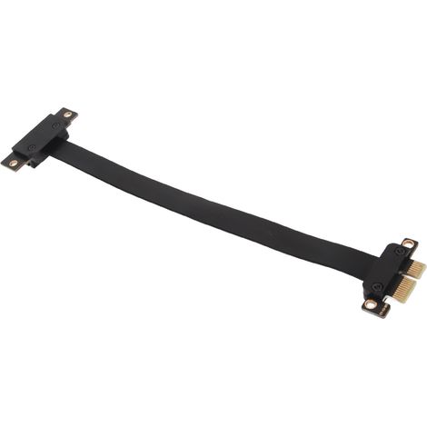 Câble d'extension PCIe
3.0 coudé à 90° pour carte riser PCIe, rallonge de nappe pleine vitesse, 40 cm / 15,7 pouces (1/5)