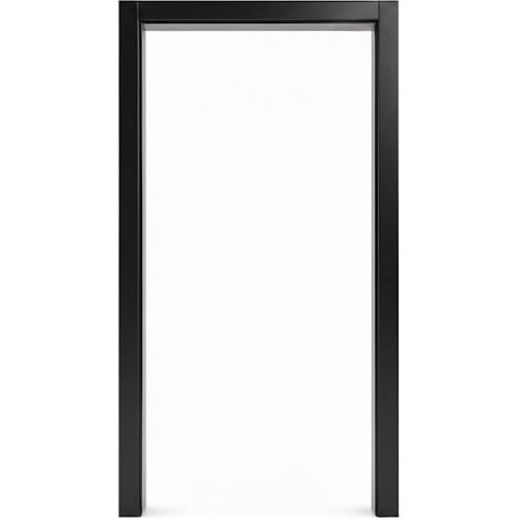 Kit de nez de cloison en alu 15/10ème pour encadrement de porte - 78mm - RAL9005 - ALUHOME