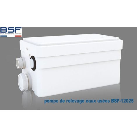 Pompe de Relevage DOUCHE BSF12025 - pompe de relevage eaux usées SILENCIEUSE - la Qualité de la marque Française BSF (1/5)