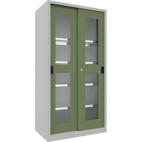 kaiserkraft, Armoire à portes coulissantes, hauteur 1950 mm, (1/2)