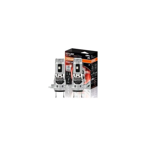Ampoules LED H7 homologuée NIGHT BREAKER LED SPEED H7 450, +450 %, 64210DWNBSP-2HB, faisceau 240 m, 6000 K, lot de 2 - Osram (1/5)
