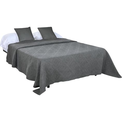 Colcha Poliester 240X260 100 Gr. Gris Claro