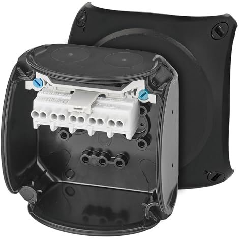 Scatola di derivazione hensel kx 0202 c ip66 termoplastica