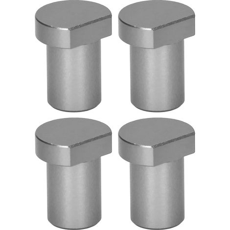 4 pièces butées de table de travail multifonctions pour menuiserie, taquets d'arrêt de banc de 20 mm de diamètre, couleur naturelle (1/5)