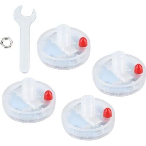 4 pièces énergie solaire moto vélo voiture roue pneu pneu bouchon de Valve LED stroboscope Flash lumière lampe