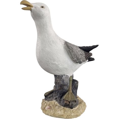 Dekofigur Möwe 28 cm weiß Dekofigur