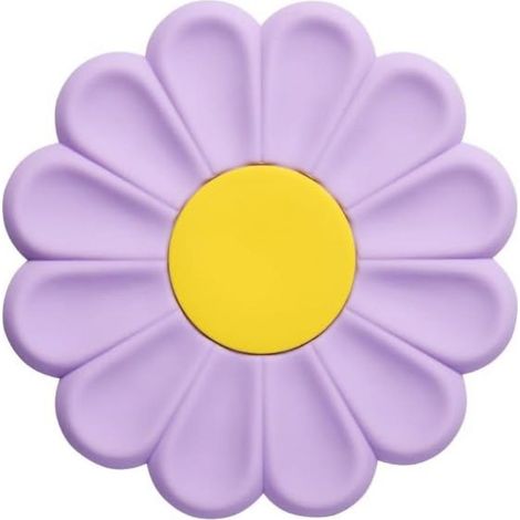 Maniques en silicone Daisy (violet) pour casseroles et poêles chaudes, 6,7 pouces, antidérapantes, sets de table de cuisine créatifs (1/5)