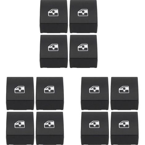 Confezione da 12 pezzi di coperture per interruttori alzacristalli elettrici 13228881 per ASTRA MK5 H 04-10, ZAFIRA B 05-11/TIGRA B 04-09