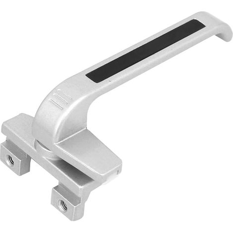 Zinklegierungsflügelfenster-Verriegelungsgriffgriff rechte Hand silbernes Grau (32e554d0d19ead4f43ef (1/4)
