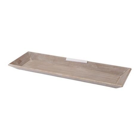 BANDEJA MADERA GRIS 60X20CM