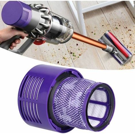 Filtre pour Dyson V10, Filtre de remplacement lavable pour aspirateur Dyson V10 Absolute Cyclone Serie Animal Total Clean Aspirateur (1/4)