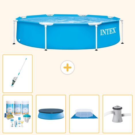 Intex Piscine Tubulaire Ronde - 244x51 cm - 6-pièces S20393 (1/5)