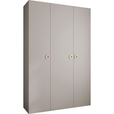 Armario Hartford 544, Cachemira, 246x160x42cm, Puertas de armario: Con bisagras, Número de estantes: 7 (1/5)