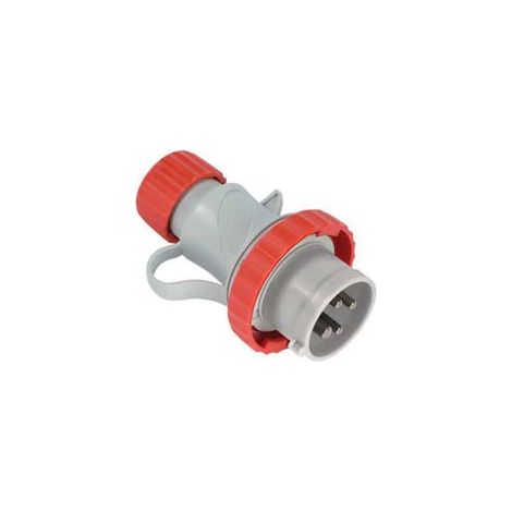 SPINA INDUSTRIALE VOLANTE ROSSA 3P+N+T 16A IP67- - cablaggio rapido 70145 - 1 pezzi FANTON