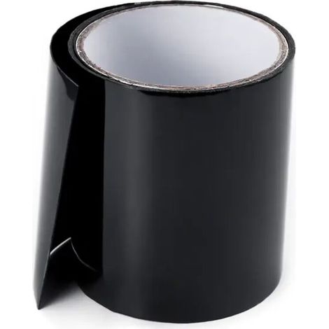 Ruban adhésif étanche en PVC pour réparer des conduits et tuyaux, noir, 10 cm x 1,5 m, 1 rouleau (1/5)
