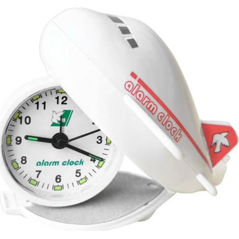 Réveil Pliable D’Avion Rouge Mini Réveil de Chevet Compact Silencieux et Décoratif pour Chambre et Maison Présent Original (1/5)