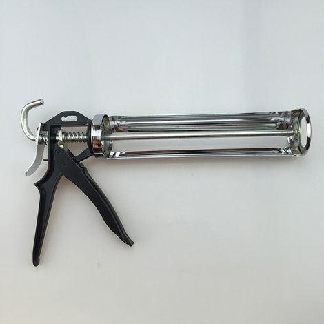 Presse à cartouches, pistolet à cartouches, seringue en silicone avec cadre rotatif à 360°, pour adhésifs, mastics, silicone de 310 ml (1/5)