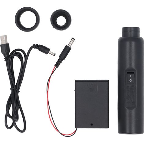 [Wiederaufladbarer USB-LED-Eiertester] + [mit 2 Gummispitzen] + [Beleuchteter Eiertester zur Entwicklungsüberwachung]