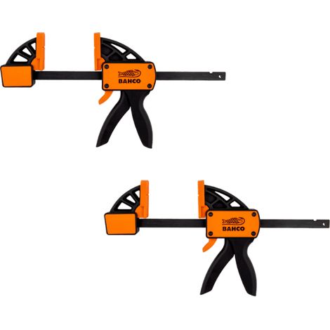 Bahco Einhandzwinge, 300 mm Öffnungsweite, 2er Pack