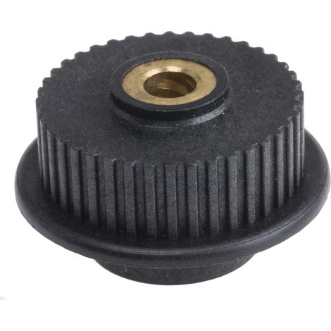 Poulie pour courroie crantée en Laiton, PC renforcé de fibre de verre 40 dents , pas de 2mm, alésage 5mm ( Prix pour 1 )