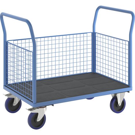 eurokraft pro, Chariot plate-forme à panneaux grillagés,