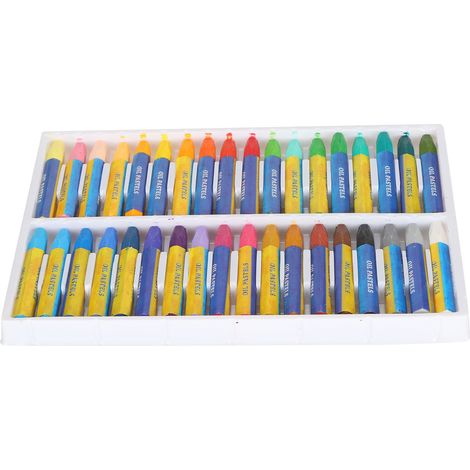 Oil Painting Stick Painting Crayon Set Oily Graffiti Painting Art Supplies for Children36-Color (1/5)