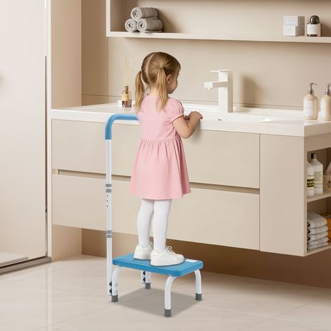 【Chauffage et ventilation】Bouchon de bain avec bras croisés, réglage de la hauteur de 5 marches, aide à la baignade pour les personnes âgées, pour les tabourets au chevet, la cuisine et la baignoire (1/5)
