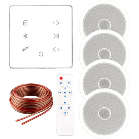 Système audio de plafond MusicMate MM-SN300-W InvisiaSound (1/5)